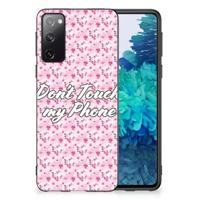 Samsung Galaxy S20 | TPU Hoesje | Flowers Pink DTMP Samsung Galaxy S20 | TPU Hoesje | Flowers Pink DTMP