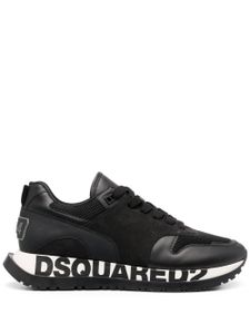 DSQUARED2 baskets à empiècements - Noir