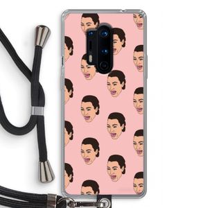 Ugly Cry Call: OnePlus 8 Pro Transparant Hoesje met koord