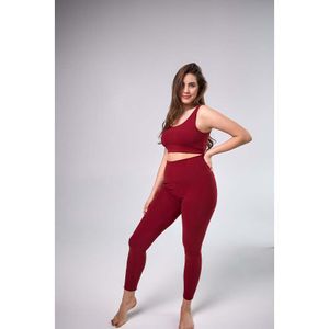 Leggings - Red, XL