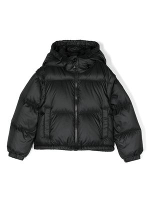 Moncler Enfant doudoune à capuche - Noir