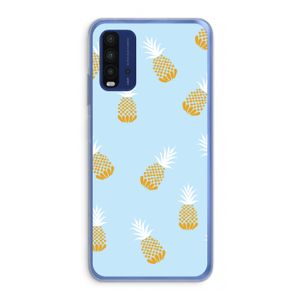 Ananasjes: Xiaomi Redmi 9T Transparant Hoesje