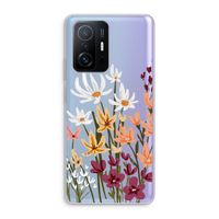 Painted wildflowers: Xiaomi 11T Pro Transparant Hoesje
