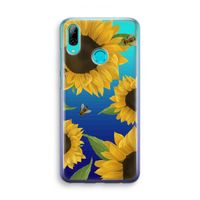 Sunflower and bees: Huawei P Smart (2019) Transparant Hoesje