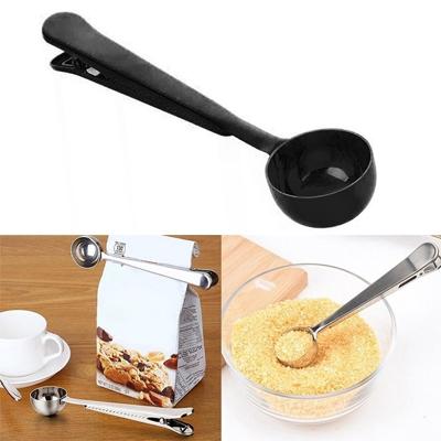 5PCS multifunctionele keuken koffie lepel met clip RVS thee koffie meten Cup koffie Scoop