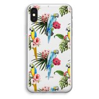 Kleurrijke papegaaien: iPhone XS Transparant Hoesje