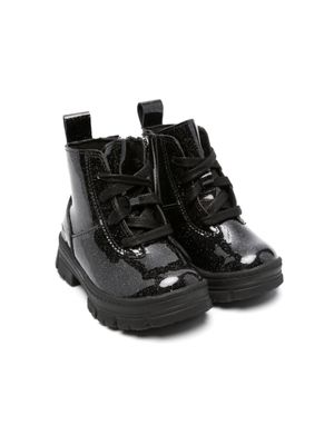 UGG Kids bottines Ashton à logo embossé - Noir
