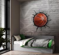 Basketbal graffiti fotobehang