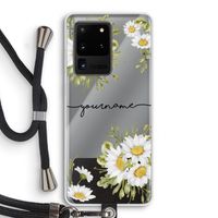 Daisies: Samsung Galaxy S20 Ultra Transparant Hoesje met koord