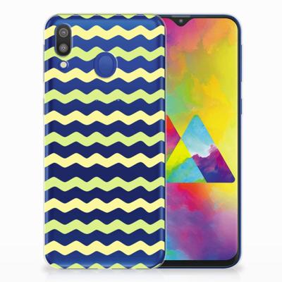 Samsung Galaxy M20 (Power) | TPU bumper | Waves Yellow