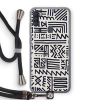 Marrakech print: Samsung Galaxy A11 Transparant Hoesje met koord