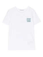 Calvin Klein Kids t-shirt en coton à imprimé graphique - Blanc