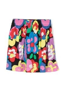 Stella McCartney Kids minijupe à fleurs - Noir