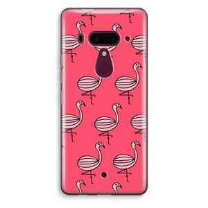 Flamingo: HTC U12+ Transparant Hoesje