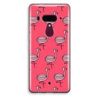 Flamingo: HTC U12+ Transparant Hoesje