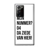 Da ziede van hier: Samsung Galaxy Note 20 Ultra / Note 20 Ultra 5G Transparant Hoesje