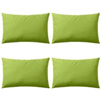 VidaXL Buitenkussens 60x40 cm appeltjesgroen 4 st