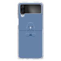 Samsung Galaxy Z Flip 4 Telefoonhoesje met Naam Baby Rhino