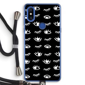Eye pattern #3: Xiaomi Mi Mix 3 Transparant Hoesje met koord