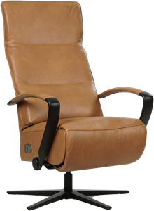Leren relaxstoel Matrix - Elektrisch - Echt leer, Industrieel, Comfortabel en kies uit meer dan 150+ kleuren - Ontdek de Vele Leersoorten en Kleuren bij ShopX