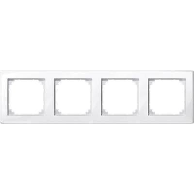 Merten 478419 Afdekking Frame M-Smart Polar-wit (glanzend) 1 stuk(s)