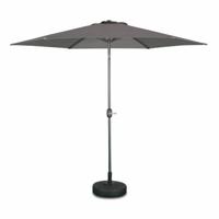 sweeek - 3m ronde parasol, paal met houteffect - thumbnail