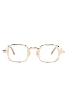 MASAHIROMARUYAMA lunettes de vue carrées en titane - Or