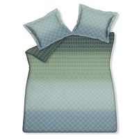 Vandyck Gradient pearl blue dekbedovertrek - thumbnail