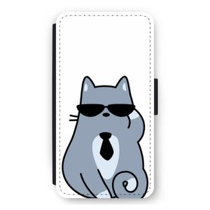 Cool cat: iPhone 12 mini Flip Hoesje