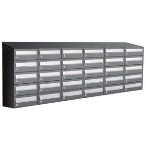 Allux Hive Set 6-Breed, 5-Hoog Met Dak Antraciet - 40030065_6x5d