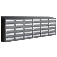 Allux Hive Set 6-Breed, 5-Hoog Met Dak Antraciet - 40030065_6x5d