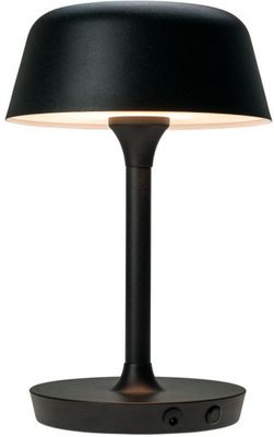 Dyberg Larsen tafellamp Valencia 5 W 20 x 20 x 30 cm zwart