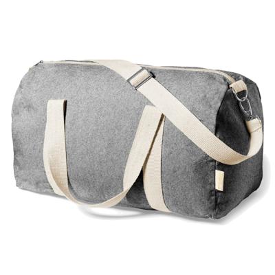 Reistas Nature - 49x26x24 cm - retro zwart/naturel - weekendtas - sporttas