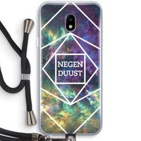 Negenduust ruimte: Samsung Galaxy J3 (2017) Transparant Hoesje met koord