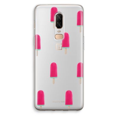 Waterijsje: OnePlus 6 Transparant Hoesje