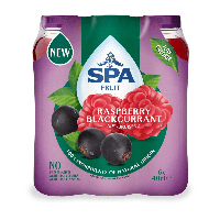 Spa fruit still raspberry blackcurrant (6x 400ml)