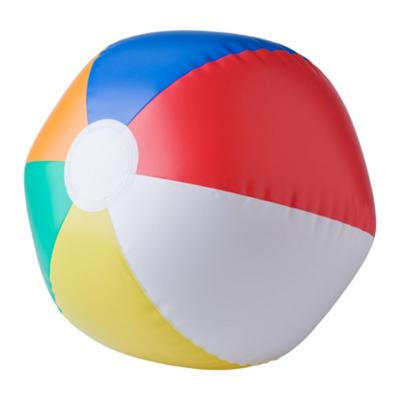 Impression Strandbal - opblaasbaar - zwembad speelgoed - gekleurd - D26 cm