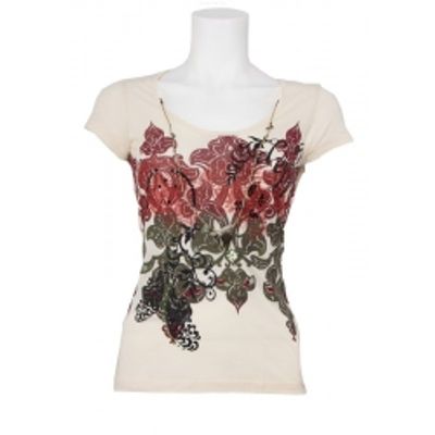 Dept t-shirt - Lovely - Ecru
