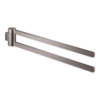 GROHE Selection 2-lids handdoekhouder 40cm draaibaar hard graphite 41063A00