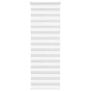 VidaXL Zebra rolgordijn 75x200 cm stofbreedte 70,9 cm polyester wit