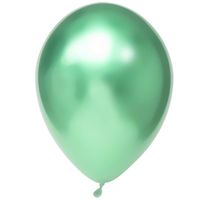 Chrome Ballonnen Mint Groen- 50 Stuks - thumbnail