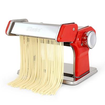 QF150 huishoudelijke keuken Split type roestvrijstaal handmatige persen machine pasta machine (rood)
