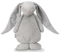 Moonie The Humming Friend Zilver Konijn | Hartslag en ruis knuffel met huilsensor en licht Moonie The Humming Friend Zilver Konijn | Hartslag en ruis knuffel met huilsensor en licht