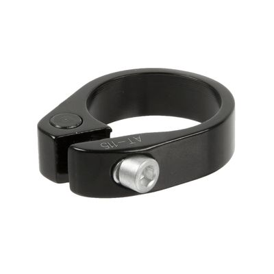 Zoom zadelpenklem aluminium 31.8 mm zwart op kaart