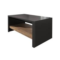 Meubella Salontafel Monaco - Eiken - Grijs - 120 cm - thumbnail