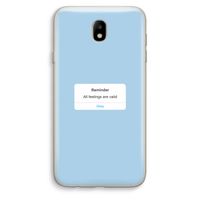 Reminder: Samsung Galaxy J7 (2017) Transparant Hoesje Reminder: Samsung Galaxy J7 (2017) Transparant Hoesje