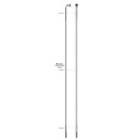 Sapim spaak 14-274l race rvs zonder nippel (100st) Sapim spaak 14-274l race rvs zonder nippel (100st)