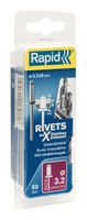 Rapid blindklinknagel rvs + drill 3.2x8mm (50st) - thumbnail