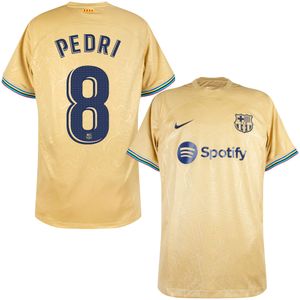FC Barcelona Shirt Uit 2022-2023 + Pedri 8