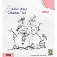 Nellie's Choice • christmas time clear stempels snowmen